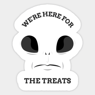 Alien Halloween Sticker